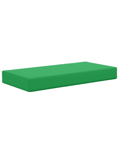 Cuscino da Sedia Esterno Verde 80 x 40 x 8 cm 100% Poliestere