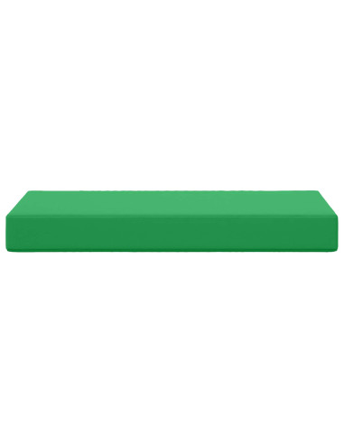 Cuscino da Sedia Esterno Verde 80 x 40 x 8 cm 100% Poliestere