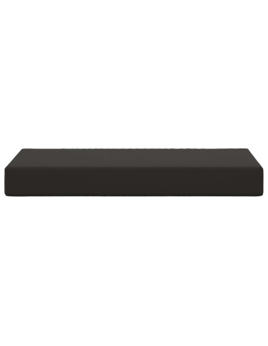 Cuscino da Sedia Esterno Nero 80 x 40 x 8 cm 100% Poliestere