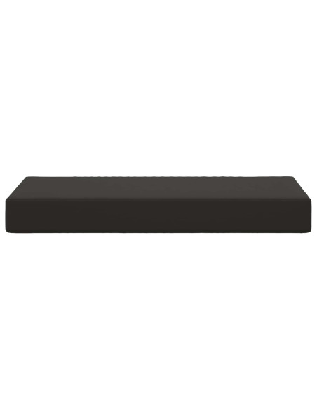 Cuscino da Sedia Esterno Nero 80 x 40 x 8 cm 100% Poliestere