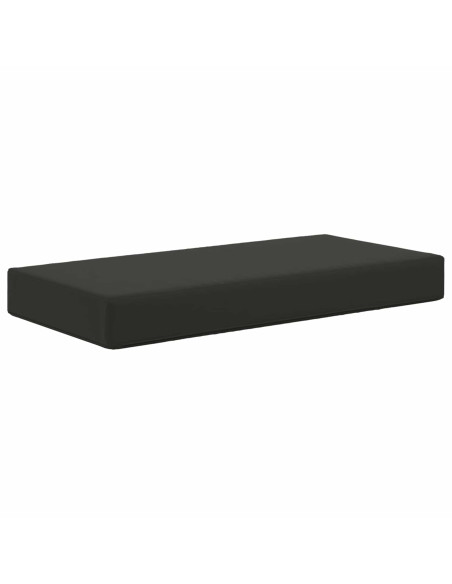 Cuscino da Sedia Esterno Nero 80 x 40 x 8 cm 100% Poliestere