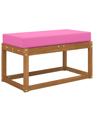 Cuscino per la seduta Rosa 80 x 40 x 8 cm 100% Poliestere