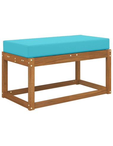 Cuscino per la seduta Turchese 80 x 40 x 8 cm 100% Poliestere