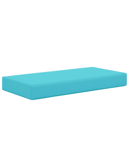 Cuscino per la seduta Turchese 80 x 40 x 8 cm 100% Poliestere