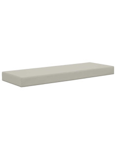 Cuscino per la seduta Grigio 115 x 40 x 8 cm 100% Poliestere 2