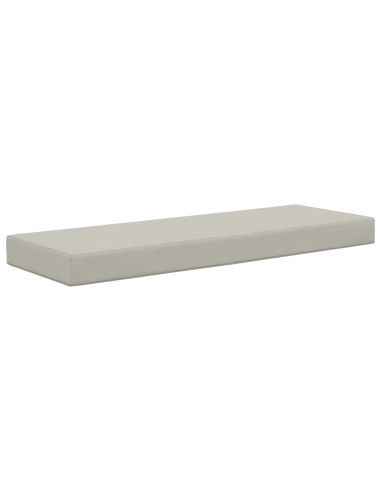 Cuscino per la seduta Grigio 115 x 40 x 8 cm 100% Poliestere