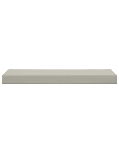 Cuscino per la seduta Grigio 115 x 40 x 8 cm 100% Poliestere