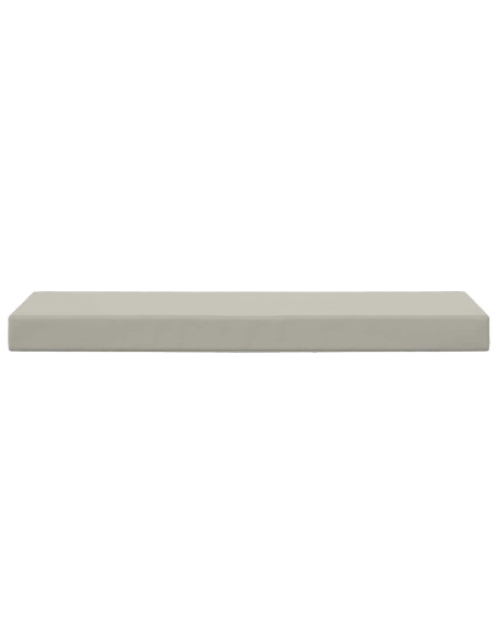 Cuscino per la seduta Grigio 115 x 40 x 8 cm 100% Poliestere