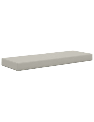 Cuscino per la seduta Grigio 115 x 40 x 8 cm 100% Poliestere