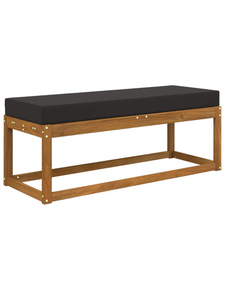 Cuscino per la seduta Nero 115 x 40 x 8 cm 100% Poliestere