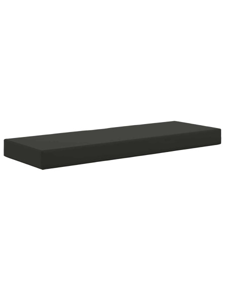 Cuscino per la seduta Nero 115 x 40 x 8 cm 100% Poliestere