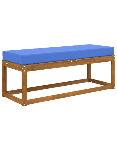 Cuscino per la seduta Blu Reale 115 x 40 x 8 cm 100% Poliestere