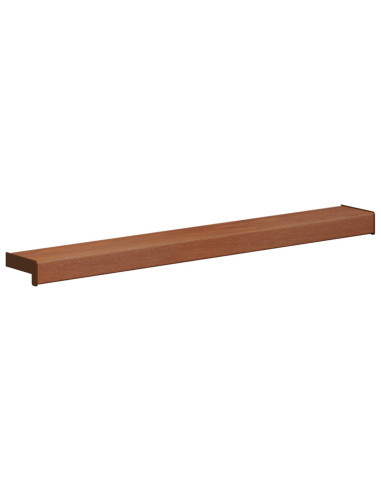 Soglia della Finestra Legno Marrone 100 x 10 x 4,5 cm PVC