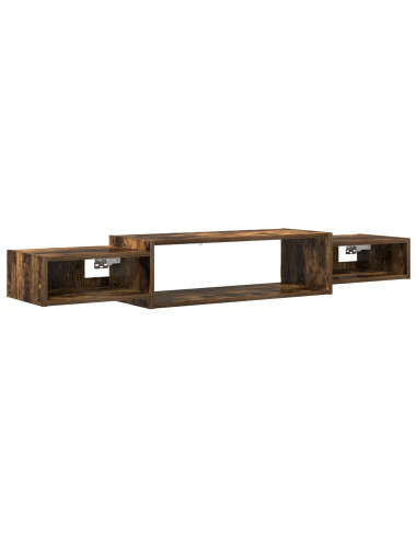 Mobile TV da Parete A parete Rovere Fumo 140 x 28 x 21 cm