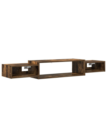 Mobile TV da Parete A parete Rovere Fumo 140 x 28 x 21 cm