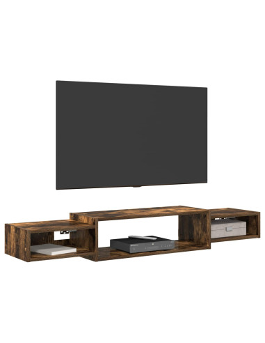 Mobile TV da Parete A parete Rovere Fumo 140 x 28 x 21 cm