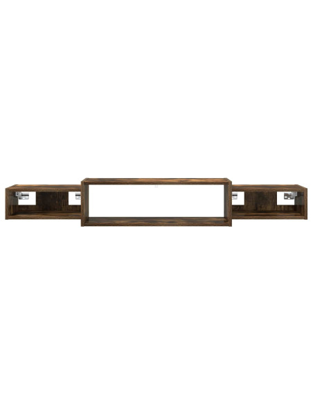 Mobile TV da Parete A parete Rovere Fumo 140 x 28 x 21 cm