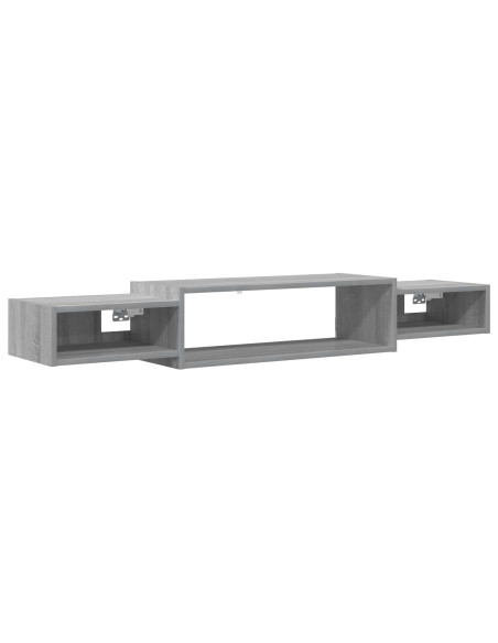 Mobile TV da Parete A parete Sonoma grigio 140 x 28 x 21 cm