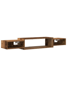 Mobile TV da Parete A parete Legno antico 140 x 28 x 21 cm 2