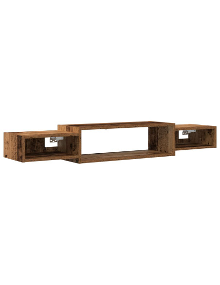Mobile TV da Parete A parete Legno antico 140 x 28 x 21 cm