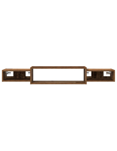 Mobile TV da Parete A parete Legno antico 140 x 28 x 21 cm