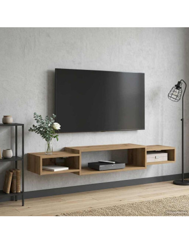 Mobile TV da Parete A parete Rovere Artigianale