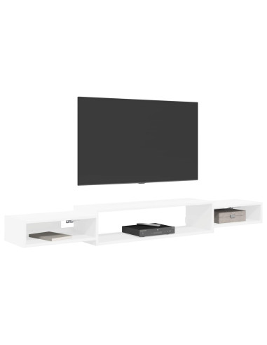 Mobile TV da Parete A parete Bianco 180 x 28 x 21 cm