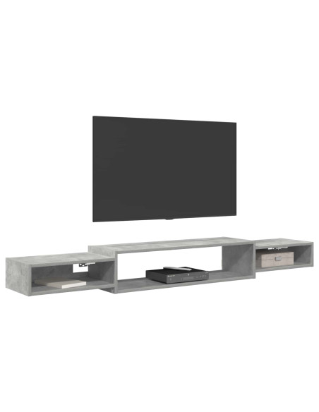 Mobile TV da Parete A parete Grigio Cemento 180 x 28 x 21 cm