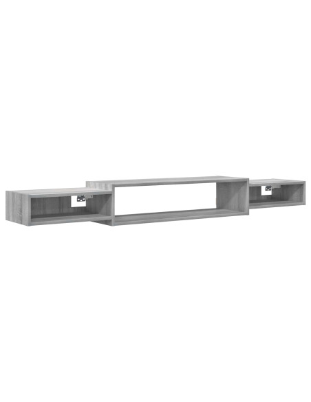 Mobile TV da Parete A parete Sonoma grigio 180 x 28 x 21 cm
