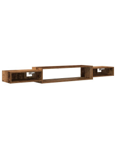 Mobile TV da Parete A parete Legno antico 180 x 28 x 21 cm 2