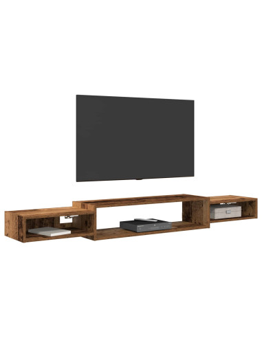 Mobile TV da Parete A parete Legno antico 180 x 28 x 21 cm