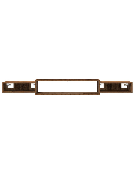 Mobile TV da Parete A parete Legno antico 180 x 28 x 21 cm