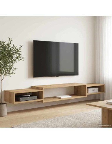 Mobile TV da Parete A parete Rovere Artigianale