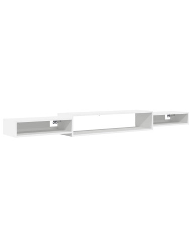 Mobile TV da Parete A parete Bianco 220 x 28 x 21 cm