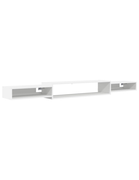 Mobile TV da Parete A parete Bianco 220 x 28 x 21 cm
