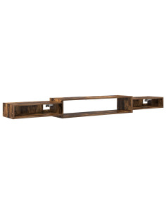 Mobile TV da Parete A parete Rovere Fumo 220 x 28 x 21 cm 2