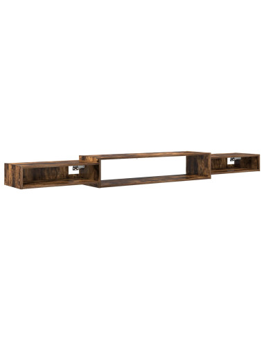 Mobile TV da Parete A parete Rovere Fumo 220 x 28 x 21 cm