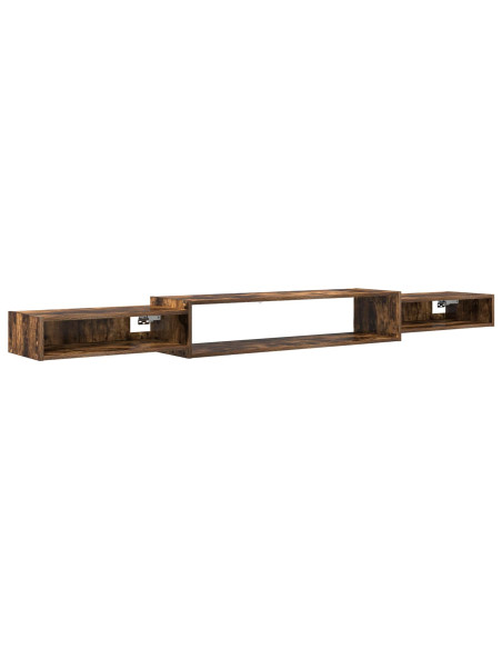 Mobile TV da Parete A parete Rovere Fumo 220 x 28 x 21 cm