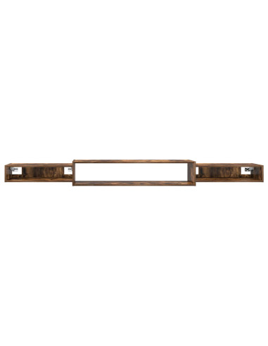 Mobile TV da Parete A parete Rovere Fumo 220 x 28 x 21 cm