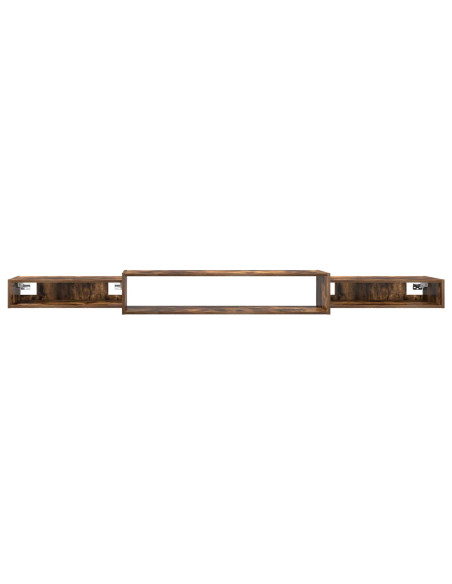 Mobile TV da Parete A parete Rovere Fumo 220 x 28 x 21 cm