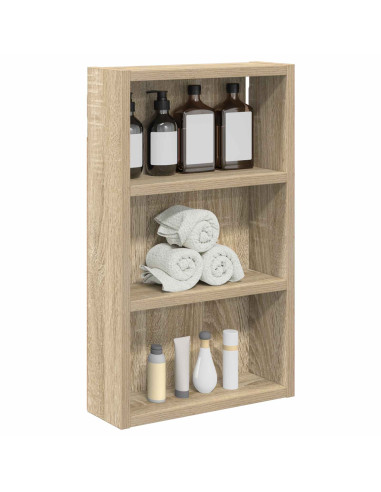 Armadio da bagno a muro Rovere Sonoma 30 x 10 x 50 cm
