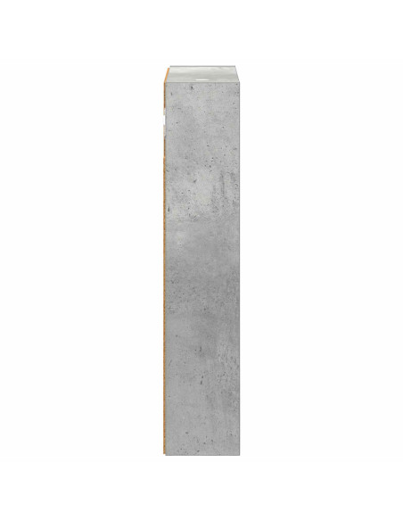 Armadio da bagno a muro Grigio Cemento 30 x 10 x 50 cm