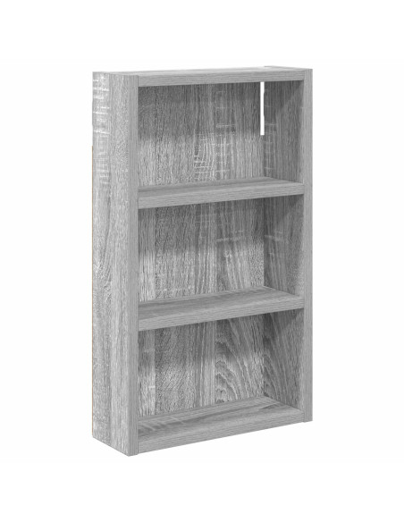 Armadio da bagno a muro Sonoma grigia 30 x 10 x 50 cm