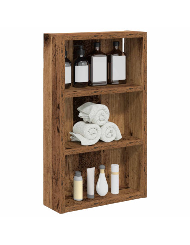 Armadio da bagno a muro Legno vecchio 30 x 10 x 50 cm