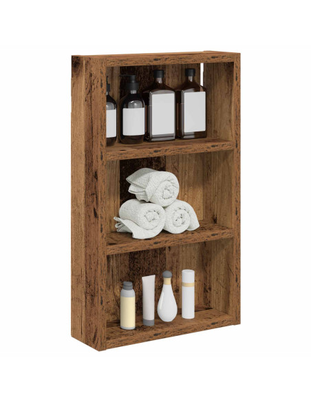 Armadio da bagno a muro Legno vecchio 30 x 10 x 50 cm