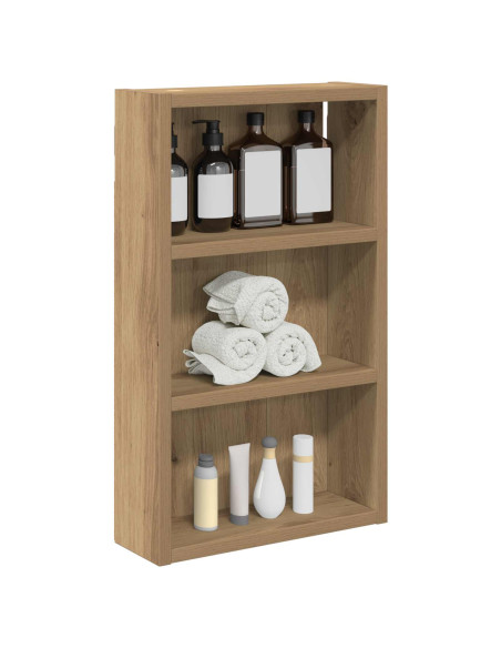 Armadio da bagno a muro Rovere Artigianale 30 x 10 x 50 cm
