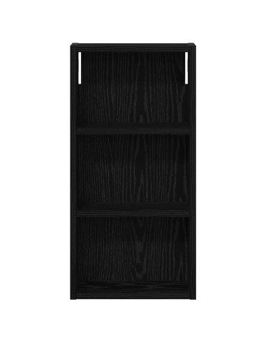 Armadio da bagno a muro Rovere Nero 30 x 10 x 60,5 cm