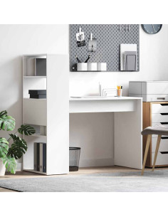 Scrivania Bianco 113 x 54 x 120 cm Legno multistrato