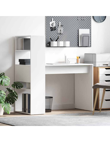 Scrivania Bianco 113 x 54 x 120 cm Legno multistrato
