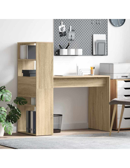 Scrivania Rovere Sonoma 113 x 54 x 120 cm Legno multistrato